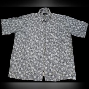 J. Ferrar Men's XL, Casual Short Sleeve Button-up Shirt w/Floral Pattern